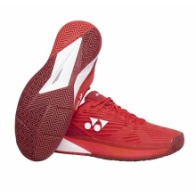 Buty tenisowe Yonex Power Cushion Eclipsion 5 Allcourt (stabilność) 2025 czerwone męskie